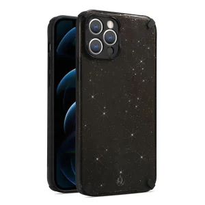 Удароустойчив калъф Armor Glitter за iPhone 11 Pro, Черен