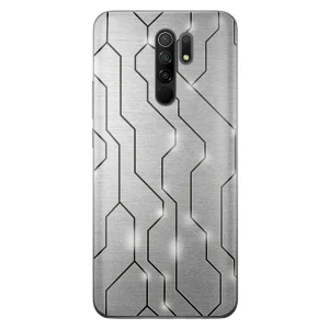 Фолио протектор за гърба на Xiaomi Redmi 9, Lines 3D
