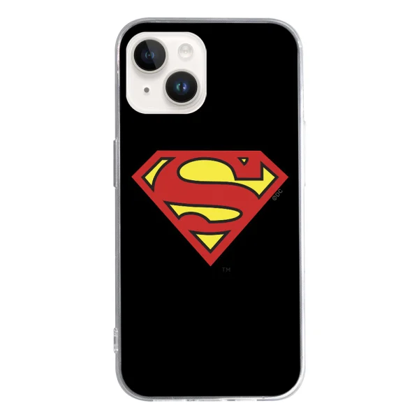 Калъф Superman за Iphone 15, Черен 1