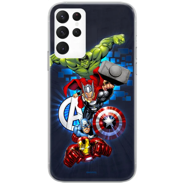 Avengers Case for Samsung Galaxy S22 Ultra, Blue 1