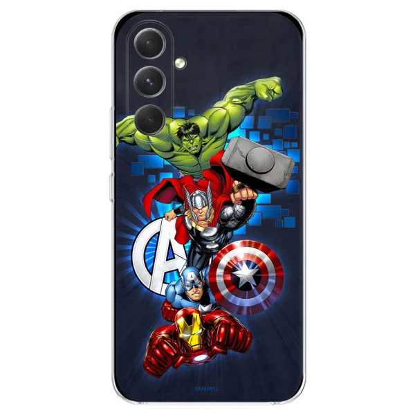 Калъф Avengers за Samsung Galaxy S23, Син 1