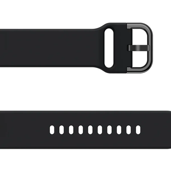 22mm Silicone Strap for Huawei Watch GT / Watch GT2 / Watch Active, Black 2