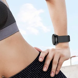 22mm Silicone Strap for Huawei Watch GT / Watch GT2 / Watch Active, Black 3