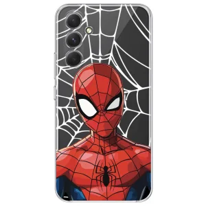 Калъф Spider Man за Samsung Galaxy A54 5G, Прозрачен
