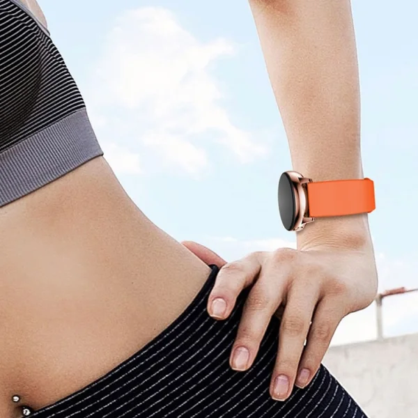 Silicone strap 22mm for Huawei Watch GT / Watch GT2 / Watch Active, Orange 3