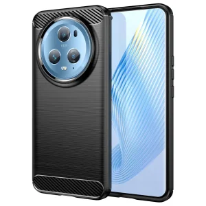 Силиконов Калъф Carbon за Huawei Honor Magic 5 Pro, Черен