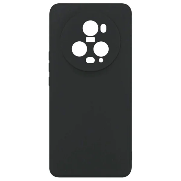 Matte Silicone Case for Huawei Honor Magic 5 Pro, Black 3