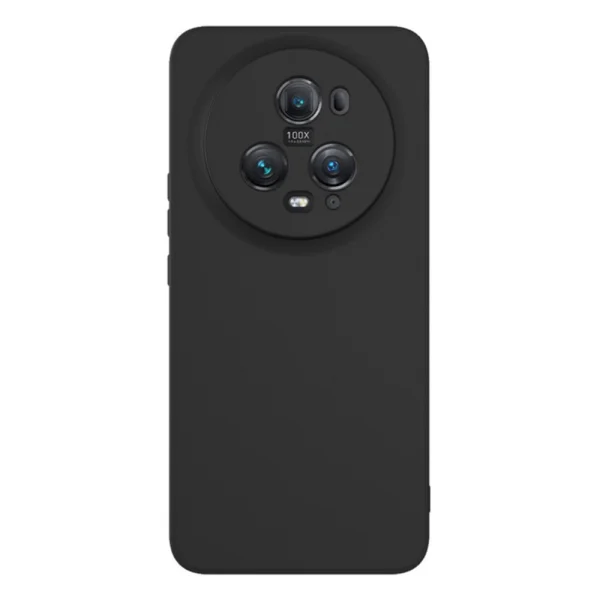 Matte Silicone Case for Huawei Honor Magic 5 Pro, Black 2