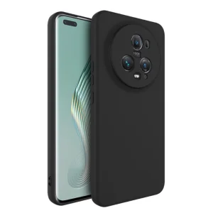 Силиконов калъф Matte за Huawei Honor Magic 5 Pro, Черен