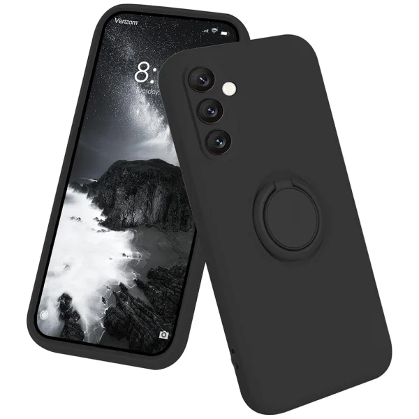 Силиконов калъф Silicone Ring за Samsung Galaxy A35 5G, Черен 1