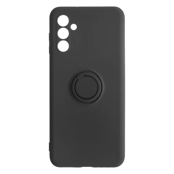 Silicone Ring Silicone Case for Samsung Galaxy A55 5G, Black 1