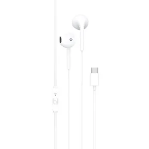 Слушалки с микрофон PAVAREAL PA-M13, Type C, Бял