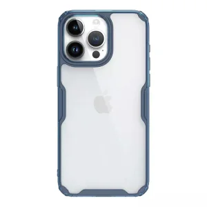 Удароустойчив калъф Nillkin Nature TPU Pro за Iphone 15 Pro, Син