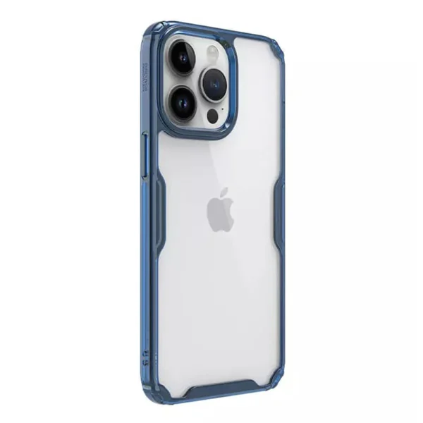 Удароустойчив калъф Nillkin Nature TPU Pro за Iphone 15 Pro Max, Син 2