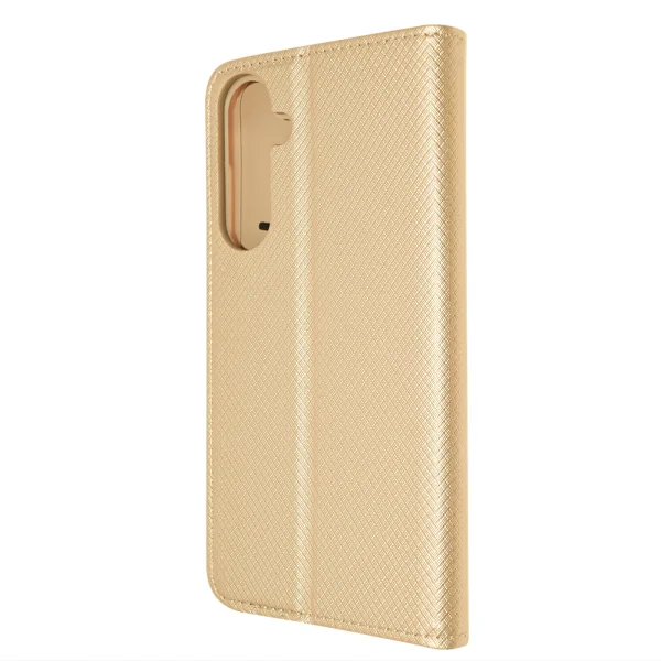 Smart Book Case for Samsung Galaxy A35 5G, Gold 2