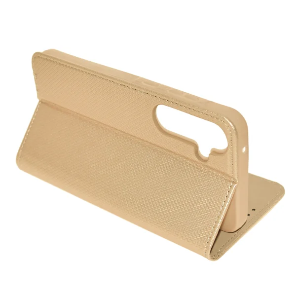 Smart Book Case for Samsung Galaxy A35 5G, Gold 3