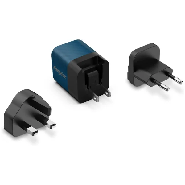 Charger Energizer A20MU, USB-C, EU, UK, US, 20W, Blue 2