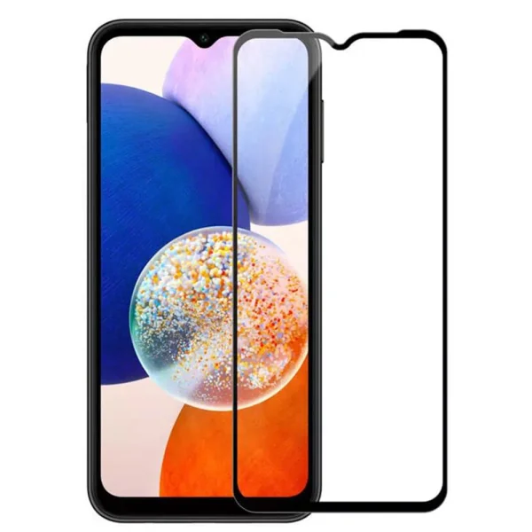 Glass Protector 5D Full Glue for Samsung Galaxy A14, Black 1