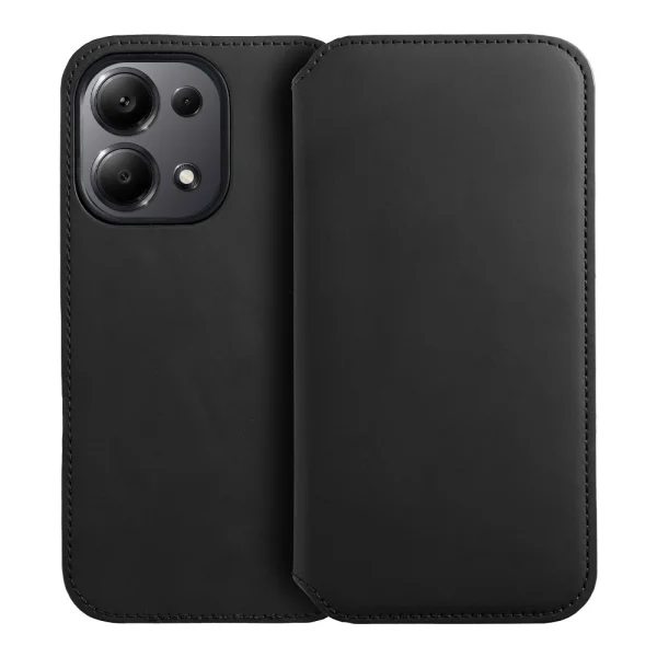 Dual Pocket Book Case for Xiaomi Redmi Note 13 Pro 4G, Black 1