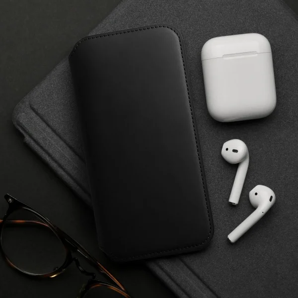 Dual Pocket Book Case for Xiaomi Redmi Note 13 Pro 4G, Black 3