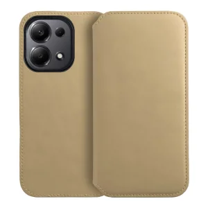 Калъф тефтер Dual Pocket за Xiaomi Redmi Note 13 Pro 4G, Златист