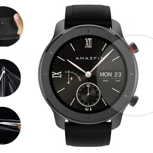 Hydrogel watch protector Xiaomi Amazfit GTR, 47 mm 1