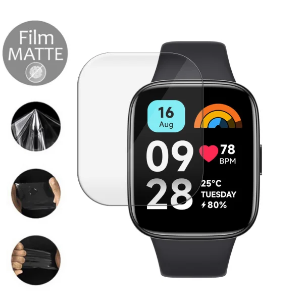 MATTE Hydrogel Protector for watch Xiaomi Redmi Watch 3 Active 1