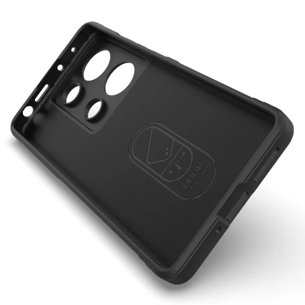 Силиконов калъф Wear-resistant за Xiaomi Redmi Note 13 Pro 4G, Черен 4