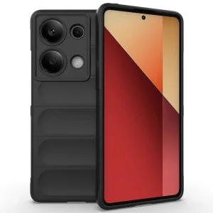 Силиконов калъф Wear-resistant за Xiaomi Redmi Note 13 Pro 4G, Черен 3