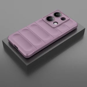 Силиконов калъф Wear-resistant за Xiaomi Redmi Note 13 Pro 4G, Светло лилав 3