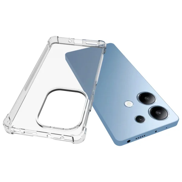Silicone case Anti-drop for Xiaomi Redmi Note 13 Pro 4G, Transparent 2