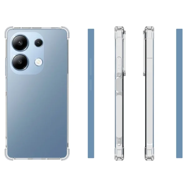 Silicone case Anti-drop for Xiaomi Redmi Note 13 Pro 4G, Transparent 5