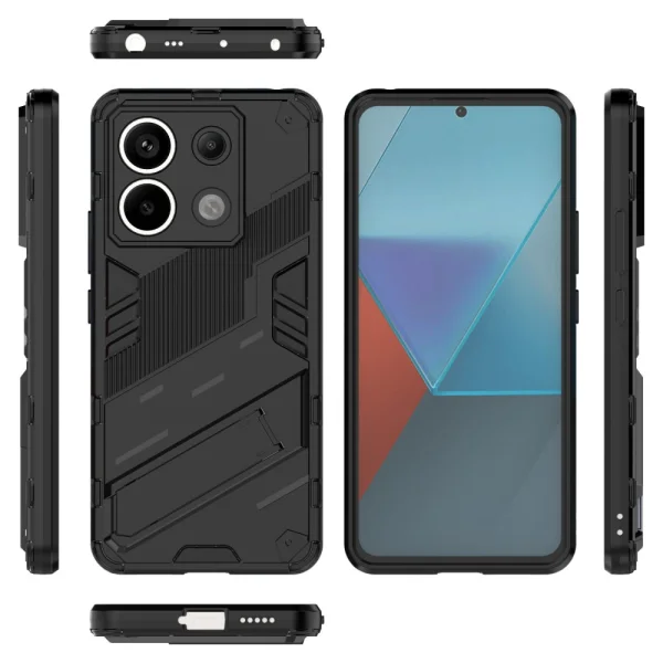 Shockproof Case Shockproof for Xiaomi Redmi Note 13 Pro 5G, Black 5