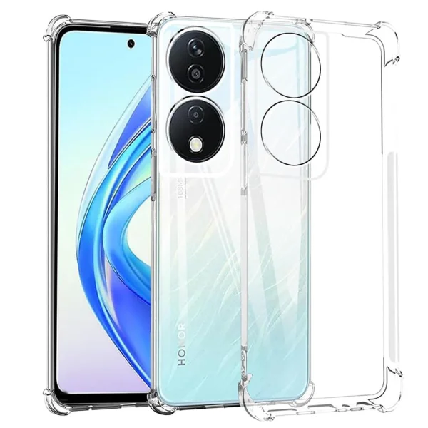 Silicone case Anti-drop for Huawei Honor X7b, Transparent 3