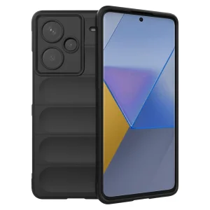 Силиконов калъф Wear-resistant за Xiaomi Redmi Note 13 Pro Plus 5G, Черен