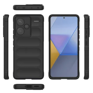 Silicone case Wear-resistant for Xiaomi Redmi Note 13 Pro Plus 5G, Black 4