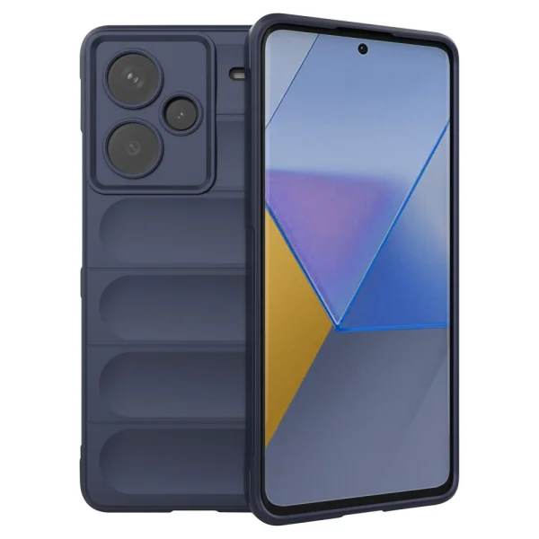 Силиконов калъф Wear-resistant за Xiaomi Redmi Note 13 Pro+ 5G, Тъмно син 1