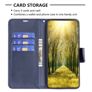 Leather Wallet Case for Xiaomi Redmi Note 13 Pro+ 5G, Blue 3
