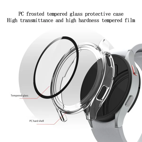 Калъф за Samsung Galaxy Watch 4 44mm, Прозрачен 2