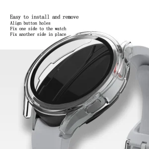 Калъф за Samsung Galaxy Watch 4 44mm, Прозрачен 3
