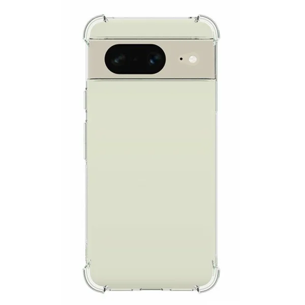 Silicone case Anti-drop for Google Pixel 8, Transparent 2