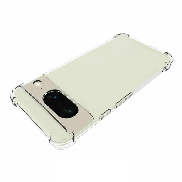 Silicone case Anti-drop for Google Pixel 8, Transparent 4