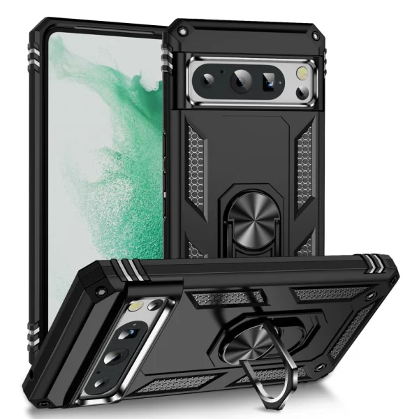 Удароустойчив Калъф Hybrid Cover за Google Pixel 8 Pro, Черен 1