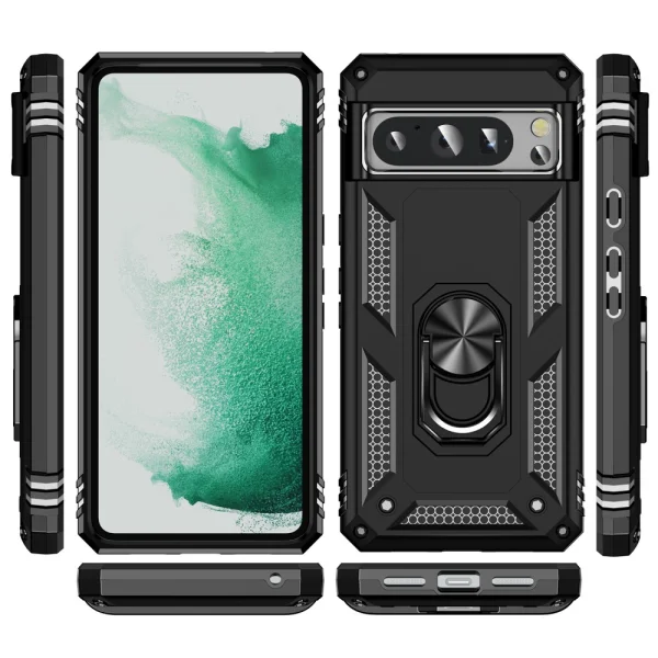 Удароустойчив Калъф Hybrid Cover за Google Pixel 8 Pro, Черен 2