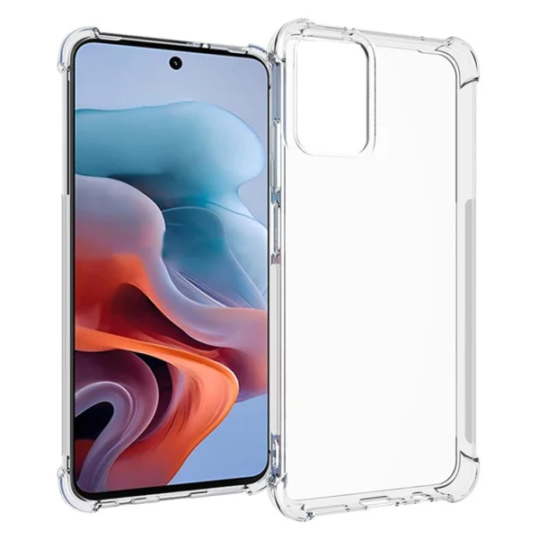 Silicone case Anti-drop for Motorola Moto G34, Transparent 1