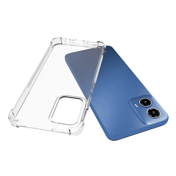 Silicone case Anti-drop for Motorola Moto G34, Transparent 3