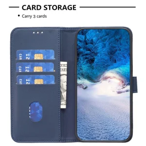 BINFEN COLOR Flip Case for Motorola Moto G24, Blue 3