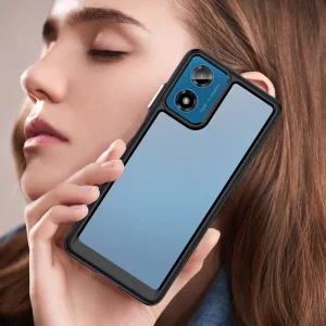 Удароустойчив калъф Acrylic за Matorola Moto G24, G04, Черен 5