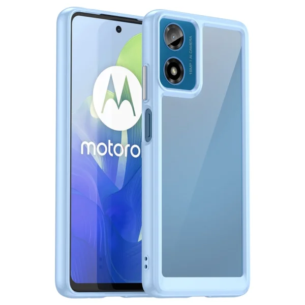 Удароустойчив калъф Acrylic за Matorola Moto G24, G04, Син 1