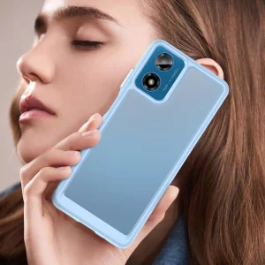 Удароустойчив калъф Acrylic за Matorola Moto G24, G04, Син 5